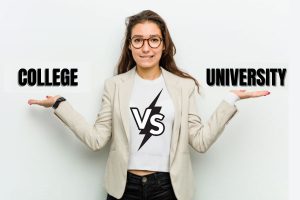 Difference between College and University?