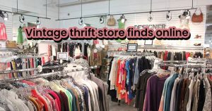 Vintage thrift store finds online