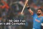 Virat kohli Centuries