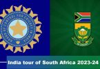 India tour of South Africa 2023-24