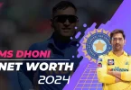 Ms Dhoni Net Worth in rupees in 2024