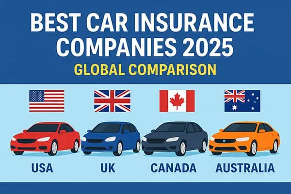 Best Car Insurance Companies in the USA, UK, Canada, and Australia