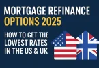 Mortgage Refinance Options 2025 Lowest Rates in US & UK